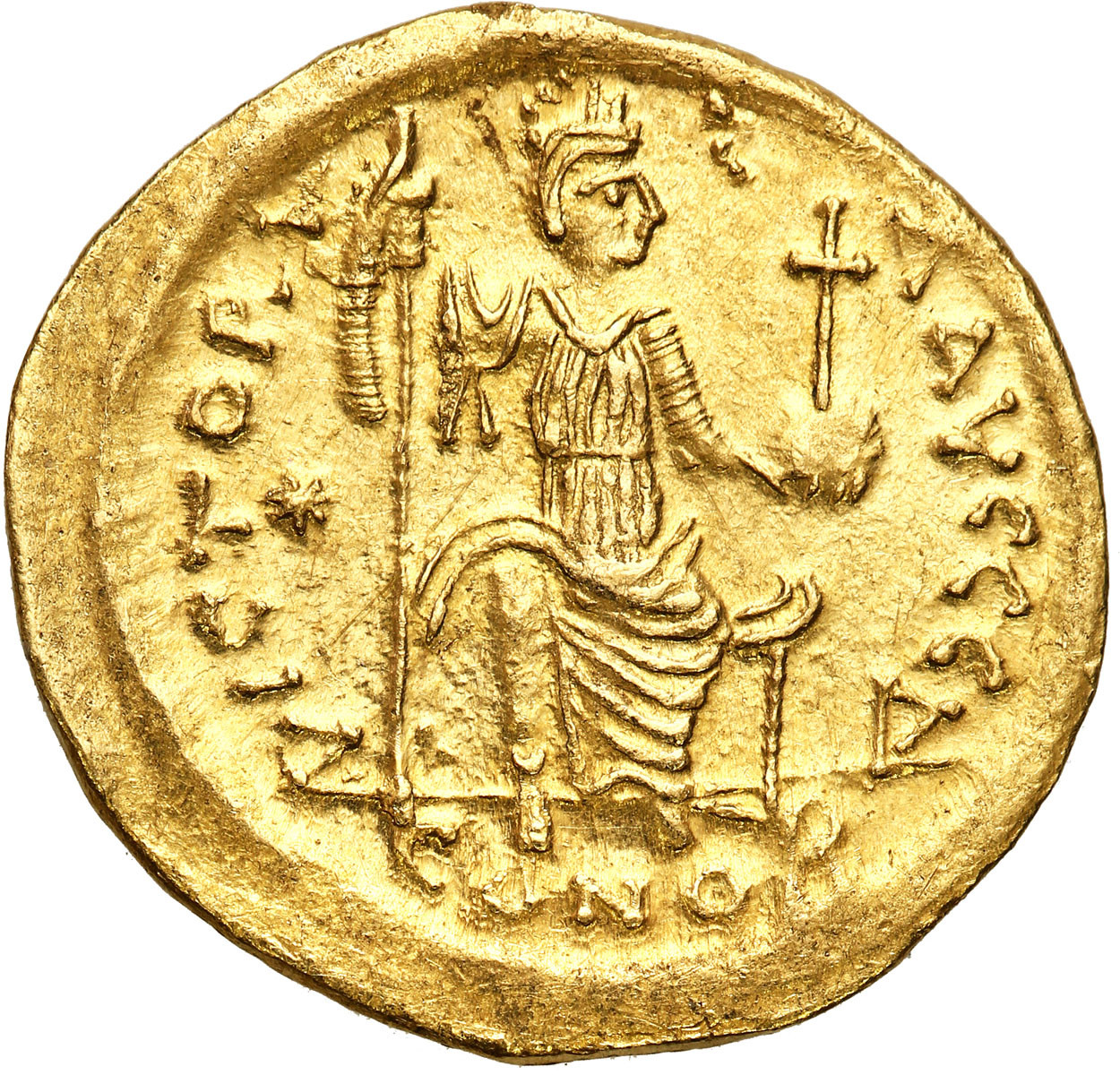 Bizancjum. Justyn II (565-578). Solid, Konstantynopol